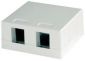 Double gang surface mounting box 68x64, 2x AP compact, without modules