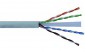 Przewód U/UTP Wave Cables, kat. 6, wewnętrzny, szary, 4x2x23 AWG, 305 m., drut