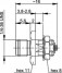 Adaptor SMA-f na UMTC (U.FL)-m panelowy - 100024813 (J01155A0111) Telegärtner