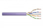 Kabel U/UTP kat. 6 305m LS0H Dca drut, kolor fioletowy Digitus DK-1614-VH-305