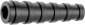 Usztywniacz kabla 6.5 mm wersja krótka RG59, RG62, H155, CNT240 czarny - 100001165 (B00081A0026) Telegärtner