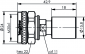 4.3-10 terminator wtyk typu push-pull, 2 W, 6 GHz - 100028031 (J01444A3012) Telegärtner
