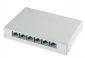 Mini patchpanel MPD6-HS flex K kat. 6A, 6 portów, ekranowany - J02021A0052 Telegärtner