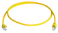 Patchcord 1:1, 2 x RJ45 na kablu F/UTP, kat. 5e, ekranowany, 1 m, LSZH, żółty - 100008168 (L00000D0024) Telegärtner
