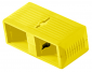Zacisk do wtyków STX SC Duplex, POF, żółty - 100000883 (B00042A0105) Telegärtner