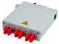 Przełącznica światłowodowa STX DIN wyposażona w 6 x ST Duplex, SM i MM - 100022882 (H82050S0001) Telegärtner