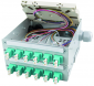 Przełącznica światłowodowa STX DIN wyposażona w 12 x ST Duplex + 24 x Pigtail E9/125, OS2 - 100022822 (H82050E0101) Telegärtner