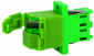 Adapter światłowodowy LC/APC Duplex, SM, zielony - 100007164 (J08071A0042) Telegärtner