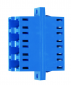 Adapter światłowodowy LC Quad, SM i MM, niebieski - 100007153 (J08071A0019) Telegärtner