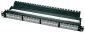 Patchpanel AMJ Rack 19' 1 U przelotowy zawierający 48 łączników AMJ (4x12), czarny - 100007040 (J02024C0007) Telegärtner