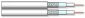 Kabel hybrydowy - koncentryczny 75 Ohm typu 2 x RG-6, żyła wewnętrzna Cu 1.02 mm ( x 2 ) - CTF-100 Duplex