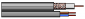 Kabel koncentryczny 75 Ohm typu RG-59, ósemkowy, żyła wewnętrzna Cu 0.59 mm + zasilanie 2x0.5 żelowany w PE - XAp RG-59 + 2x0,5
