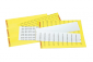 Etykieta kolor żółty/bały PF 20