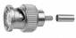 BNC plug crimp for cable group G13 (0.4/2.5) and G50 (0.45/2.0-3.4) - H122, R41, Flex 3, 0.45/2.0-3.4, 2YCY 0.4/2.5-3.8, HF 2172, 75 Ohm - 100023503 (J01002A1350) Telegärtner