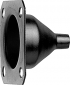 Hood jack flange 4 holes for N and UHF 3.9 mm - 100020375 (C05000B0654) Telegärtner