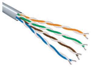 Kabel telefoniczny, skręcone pary 5 x 0.6, PLSF, szary - TRR 02C+T Siva