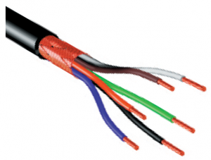 Kabel mikrofonowy, oplot miedziany, 3 x 0.08, PVC - M 3008 CU Siva