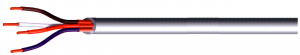 Kabel wielożyłowy do elektroniki, single helically screened, 4 x (12 x 0,12), PVC - CPU 4014 Siva