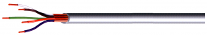Kabel wielożyłowy do elektroniki, single helically screened, 5 x (7 x 0,20), PVC - CPU 5022 Siva